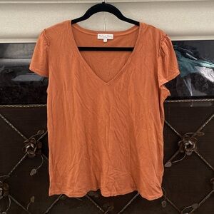 Michael Stars Orange Tee. Size medium